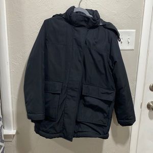 Everlane Black Renew Parka size medium